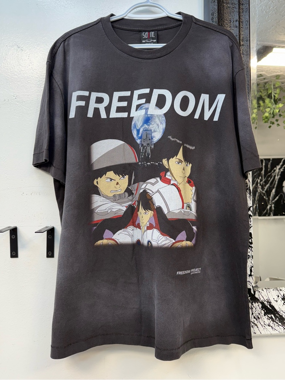 Saint Michael Freedom Graphic Tee - Black